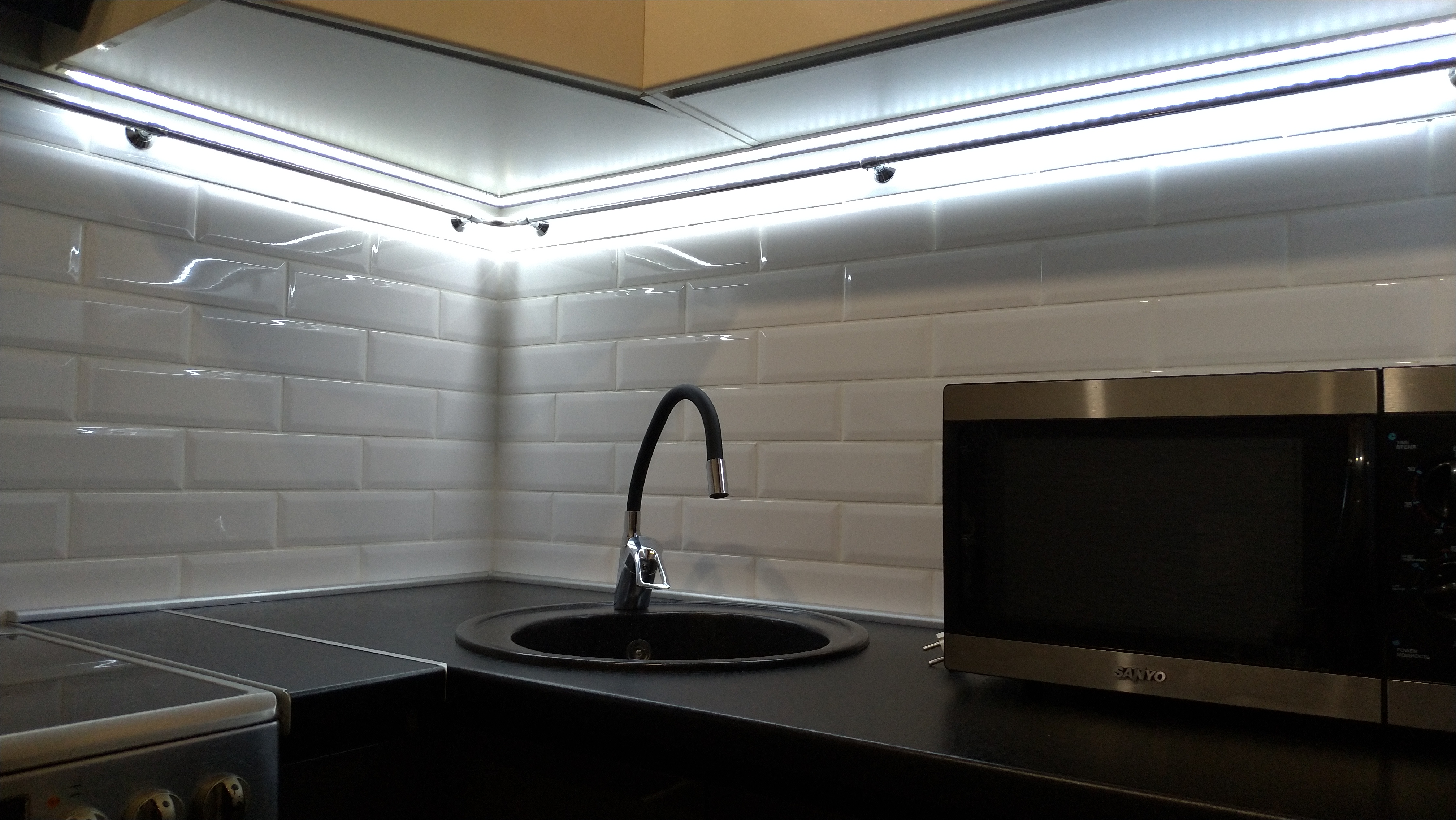 мощность светодиодной ленты для кухни