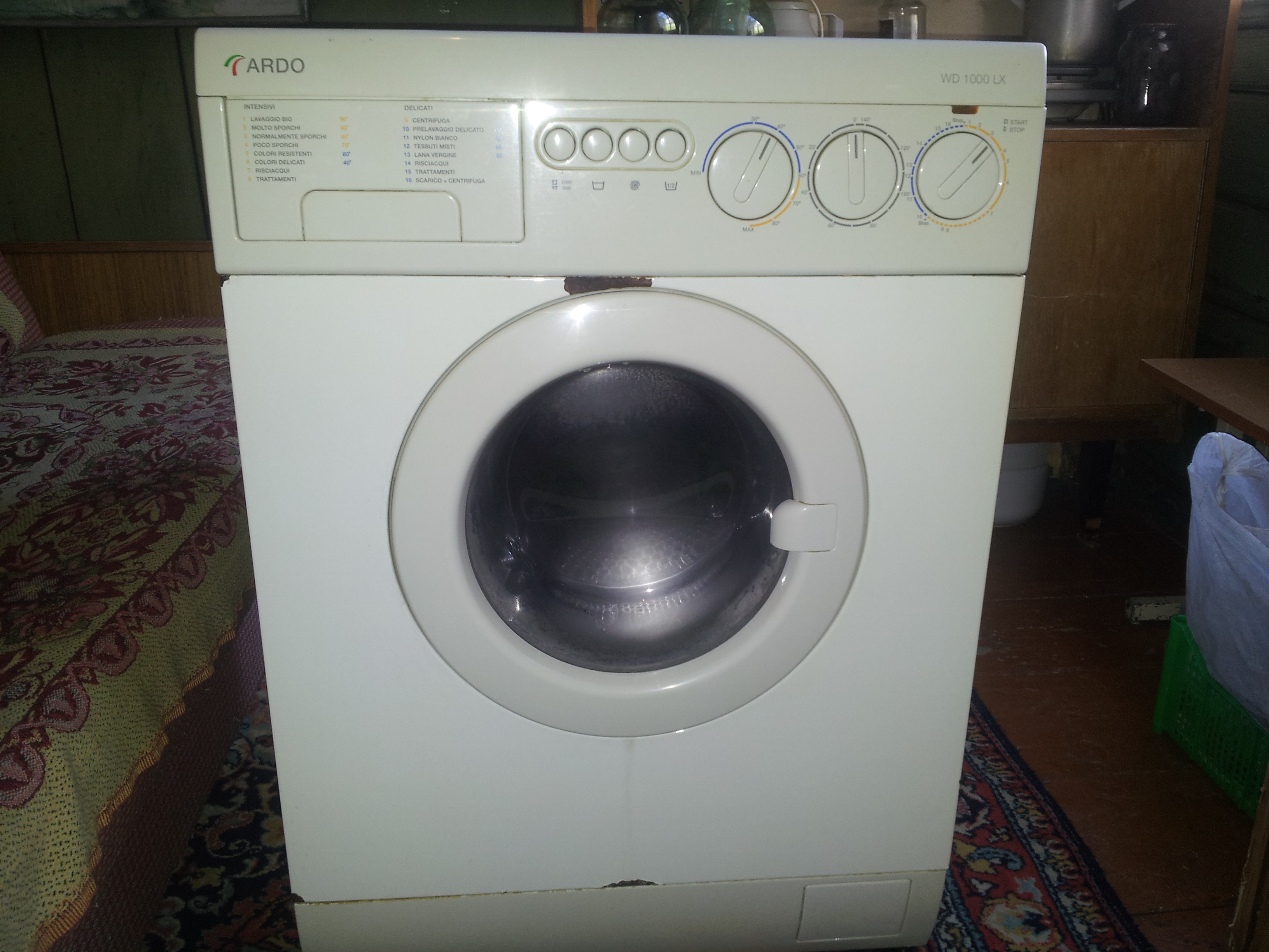 Ardo стиральная машина wd1000x инструкция