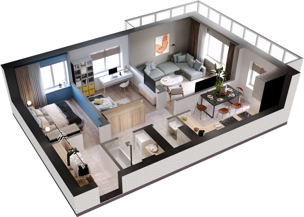 Саяногорск Инфо - Помощь всем, кто задумал перепланировку квартиры - apartment.png