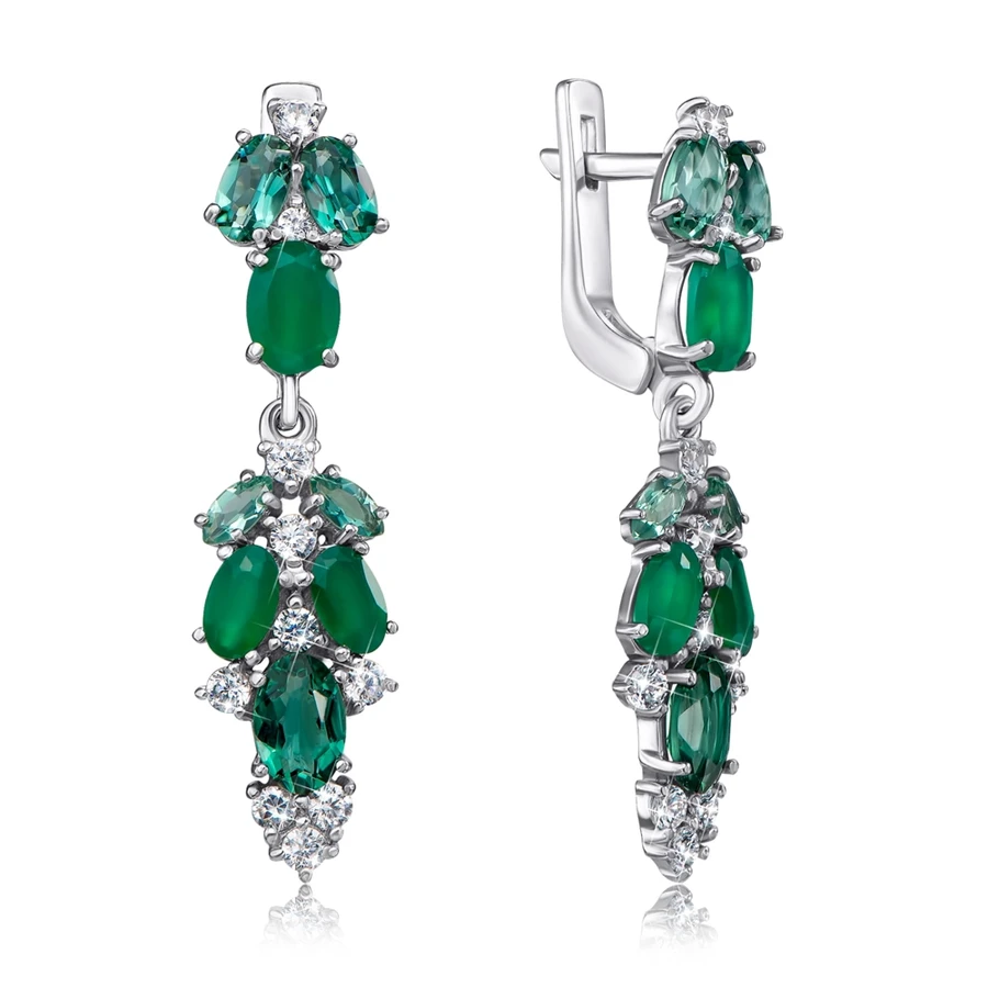 Саяногорск Инфо - Серьги подвески с камнями - earrings1.webp