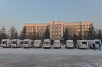 В Хакасию поступили новые автомобили скорой помощи