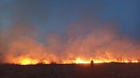 За выходные в Хакасии потушили 17 степных пожаров