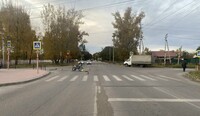 Иномарка и мотоцикл не поделили дорогу в Черногорске
