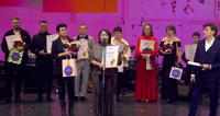 Композитор из Хакасии впечатлила зрителей конкурса «Голоса Родины»