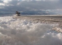 Саяногорск оказался в снежном плену