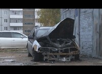 В Саяногорске неизвестные подожгли иномарку