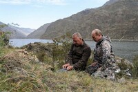 Путин и Шойгу побывали в Саяно-Шушенском заповеднике