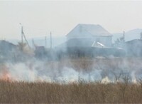 В минувшие выходные саяногорским пожарным пришлось снова тушить степь