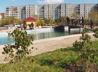 Городской фонтан закрыт. До встречи в следующем году