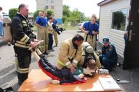 В Хакасии определили лучших газодымщиков МЧС