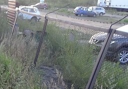 В Саяногорске 9-летний ребенок протаранил забор на квадроцикле