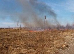 В Хакасии традиционно стали гореть степи