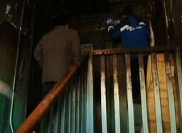 Два человека эвакуированы при пожаре в Майна