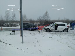 В Хакасии спровоцировавший ДТП водитель впал в кому