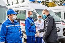 Медучреждения Хакасии получили новые машины скорой помощи