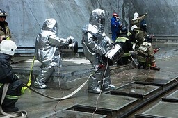 На СШГЭС прошли командно-штабные учения по ликвидации чрезвычайных ситуаций