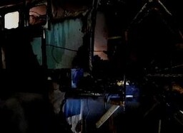 В Саяногорске сгорела сторожка