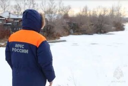 Лед на водоемах Хакасии ещё не набрал прочности