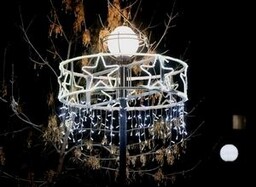 Световые фигуры в сквере В.В. Стриго Саяногорска установят к концу декабря