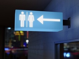 В Абакане хулиганы перевернули кабинку туалета
