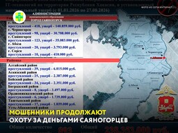 Мошенники продолжают охоту за деньгами саяногорцев