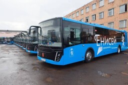 100 новых автобусов появились у Красноярска