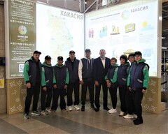 Сборная команда Хакасии отправилась на Спартакиаду пенсионеров России