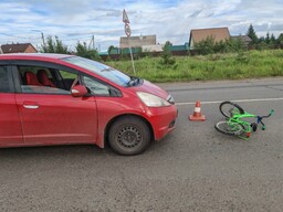 В Абакане автоледи сбила 8-летнего велосипедиста