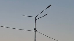На улице Итыгина в Абакане установили линию освещения