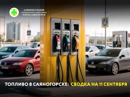 Топливо в Саяногорске: сводка на 11 сентября