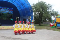 Крытую сцену установили в Новомихайловке