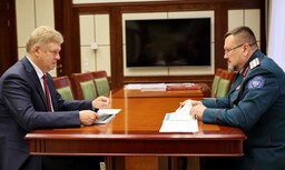 Полпред РФ в СФО и атаман Сибирского казачьего войска обсудили вопросы казачества