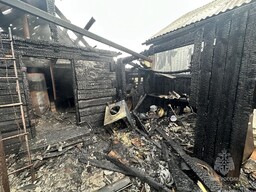 Баня и дровяник горели в Абакане