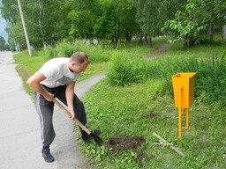В поселке Черемушки появились новые урны