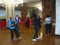 В Черемушках презентовали скандинавскую ходьбу