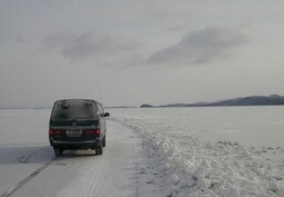 В Новоселовском районе открыта ледовая переправа через Красноярское водохранилище