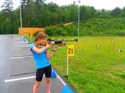 Детские соревнования по биатлону в Черемушках прошли на ура
