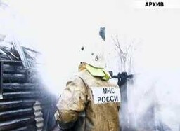 В поселке Майна загорелась частная баня