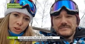 Лыжники час провели на канатной дороге в Хакасии