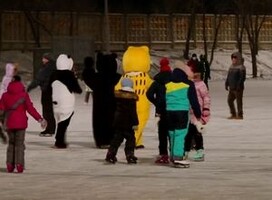 На саяногорском стадионе «Строитель» открылся каток