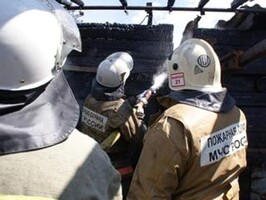 В Хакасии пожар разгорелся до 6 000 квадратных метров