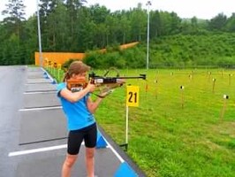 Детские соревнования по биатлону в Черемушках прошли на ура