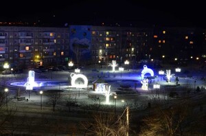 РУСАЛ подарил саяногорцам Парк новогодних световых фигур.