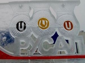 В Саяногорске появились ледяные медали Зимней Универсиады 2019