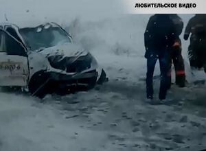 Обильный снегопад в Саяногорске стал причиной ряда ДТП