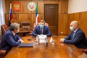 Валентин Коновалов встретился с главой РусГидро и новым директором Саяно-Шушенской ГЭС