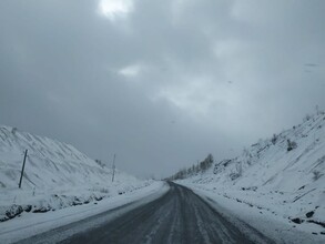 На дорогах Хакасии становится опасно из-за ухудшения погодных условий