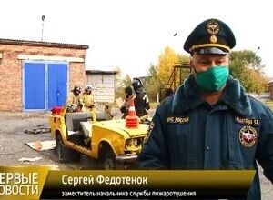 Саяногорские пожарные провели учения по спасательному реагированию