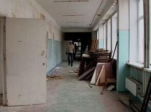 В 6 школе Саяногорска вновь закипела строительная работа