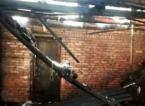 В Майна горело неэксплуатируемое здание в районе зоны отдыха